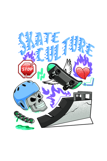 Skate Culture Oversize Premium T-shirt