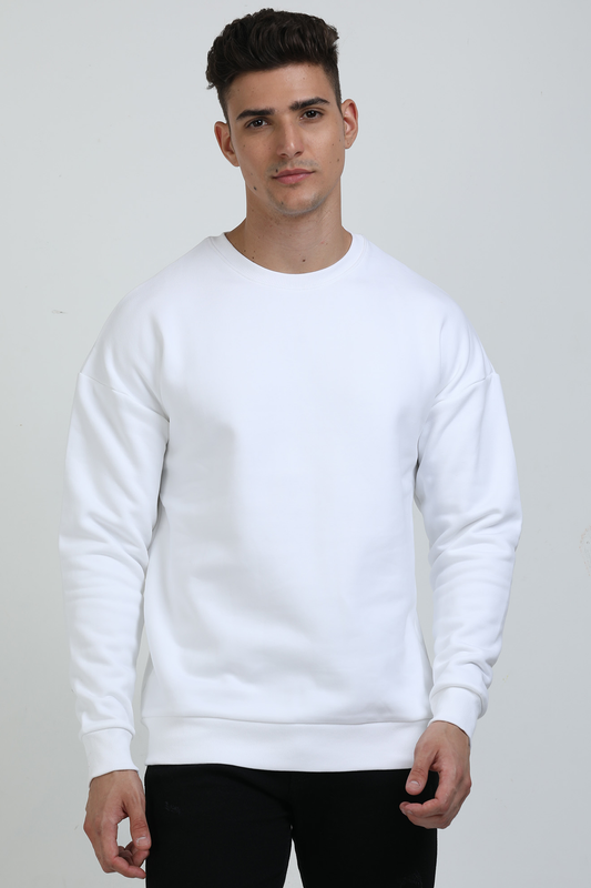 Solid Heavyweight Oversized Sweatshirt