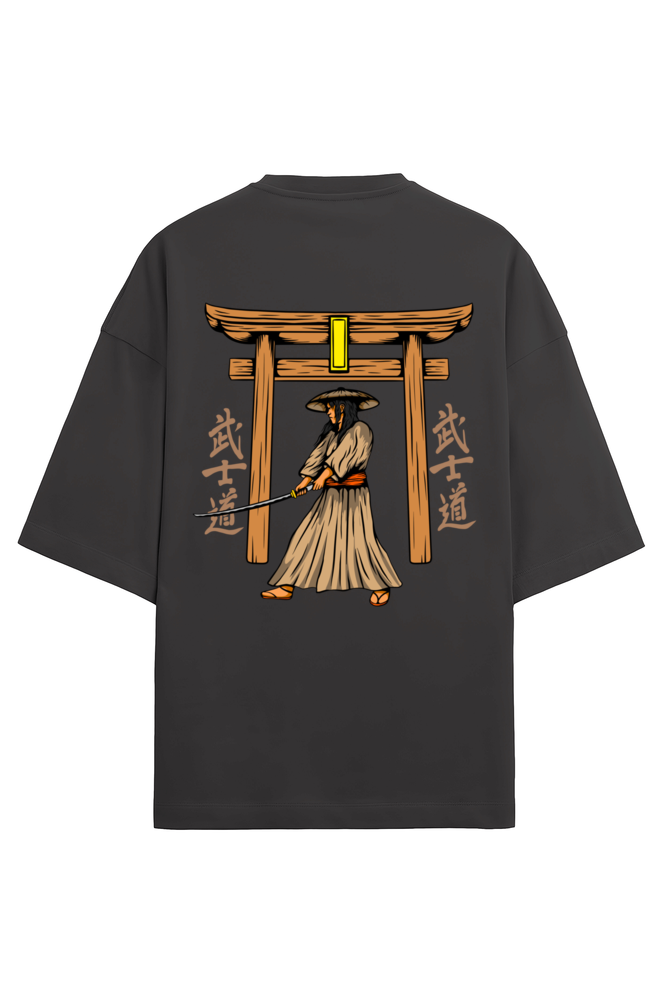 Samurai Premium Oversized Printed T-Shirt