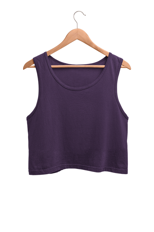 Solid Crop Tank Top