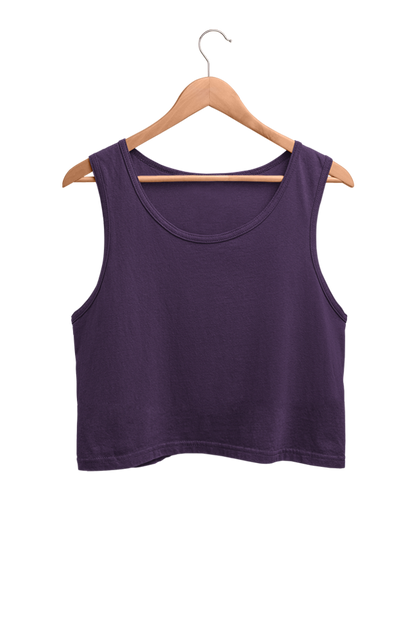 Solid Crop Tank Top