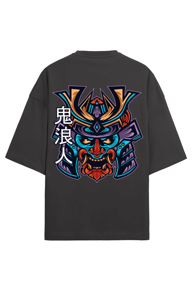 Samurai Monster Premium Oversize Printed T-shirt