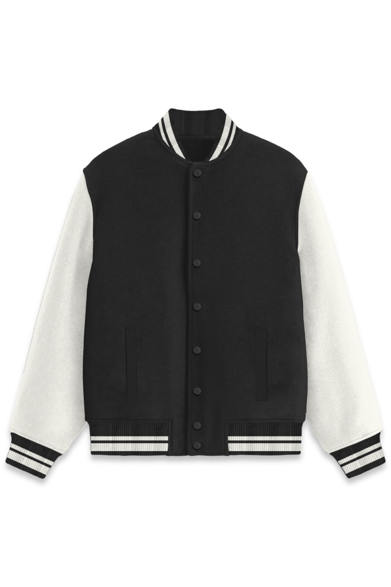 Solid Varsity Jacket