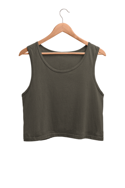 Solid Crop Tank Top