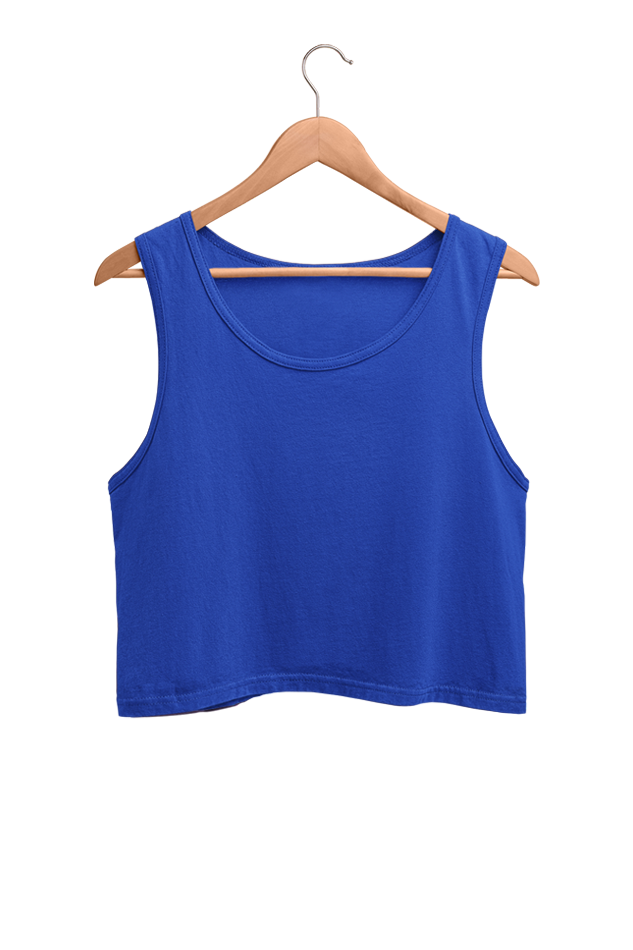 Solid Crop Tank Top