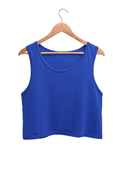 Solid Crop Tank Top