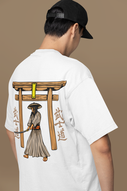 Samurai Premium Oversized Printed T-Shirt