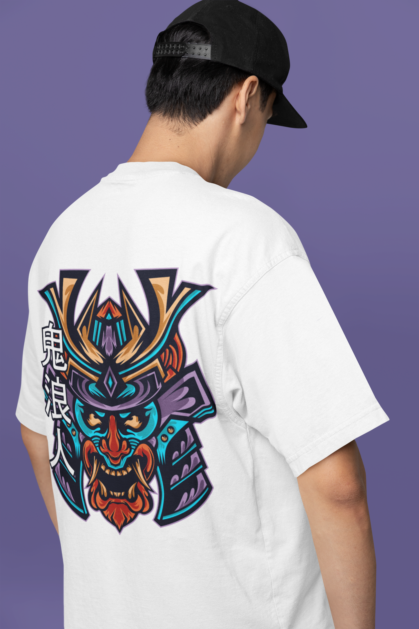 Samurai Monster Premium Oversize Printed T-shirt