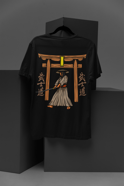 Samurai Premium Oversized Printed T-Shirt