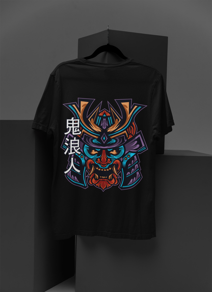 Samurai Monster Premium Oversize Printed T-shirt