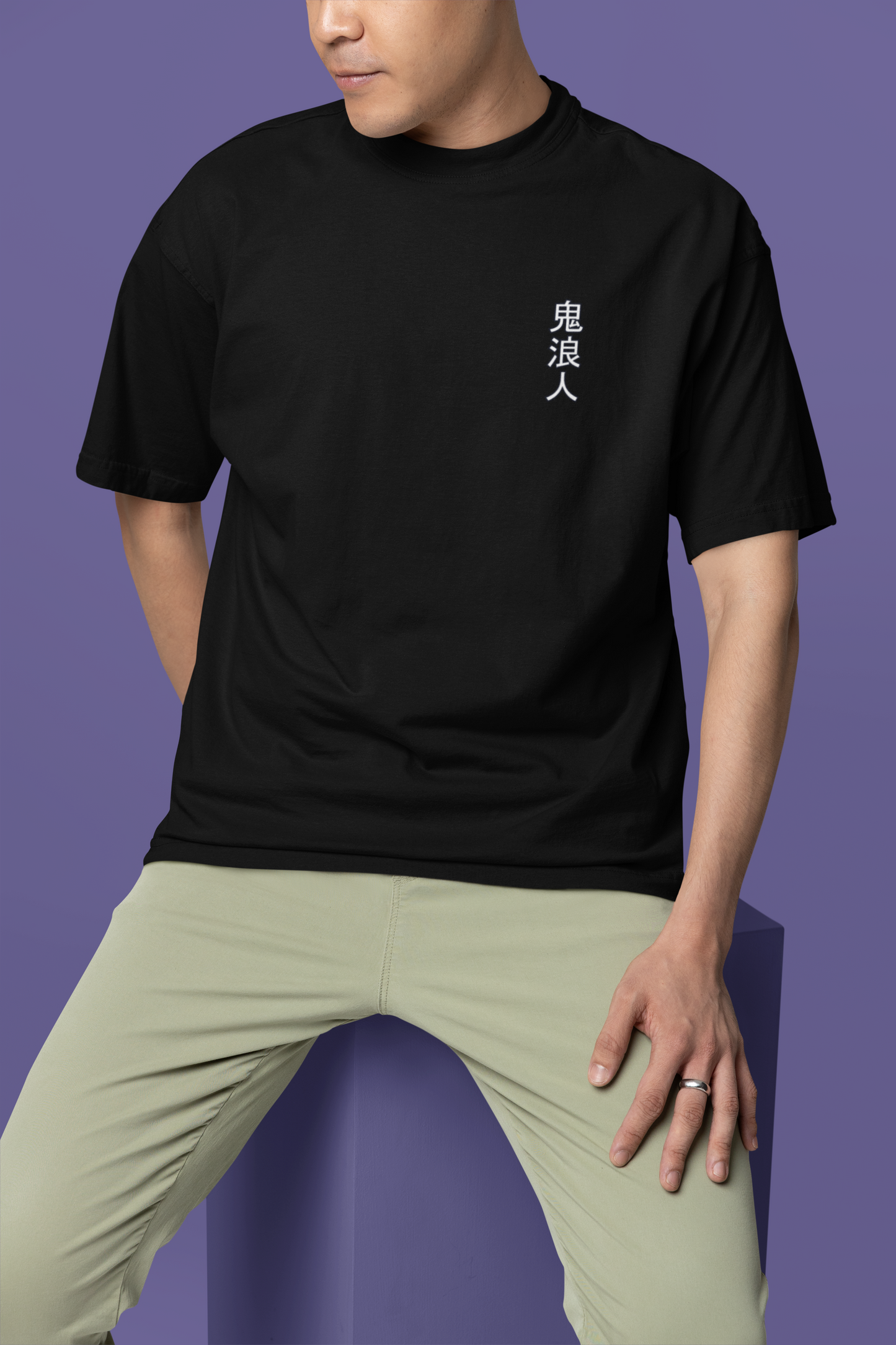 Samurai Monster Premium Oversize Printed T-shirt